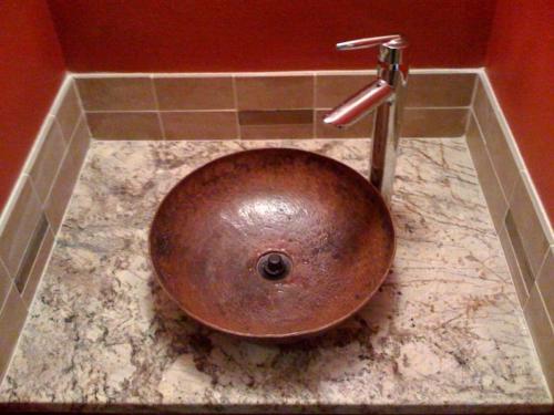 vanity sink bown tile countertop anchorage alaska